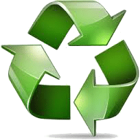 We recycle — eco-friendly hauling